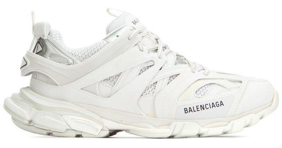 Balenciaga Synthetic Track Lace-up Sneakers in White | Lyst Australia