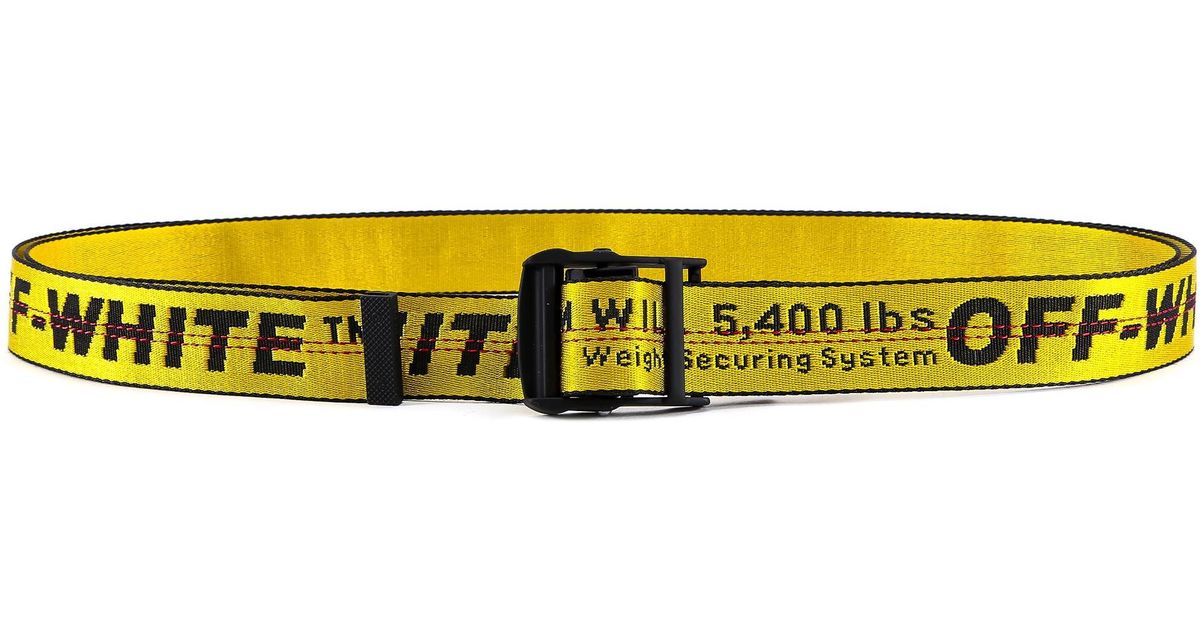 yellow tape belt
