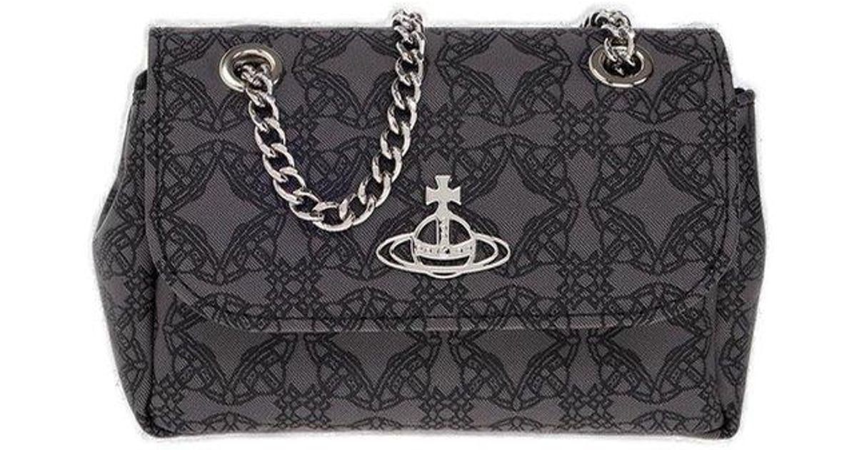 Vivienne Westwood Shoulder Bag in Black Lyst Australia