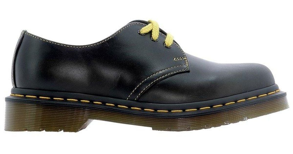 Dr. Martens Leather 1461 Laceup Oxford Shoes in Black Lyst Canada