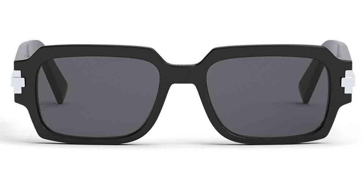 Dior Rectangular Frame Sunglasses in Black Lyst