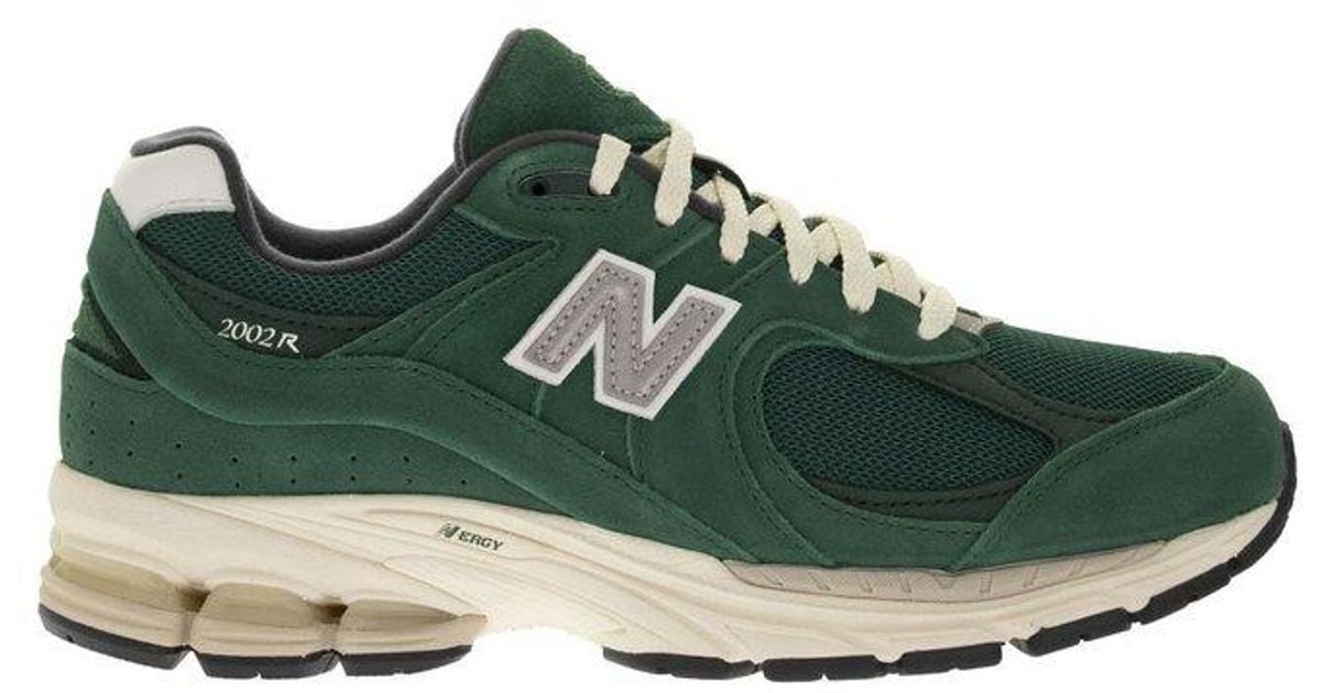 New Balance 2002r Laceup Sneakers in Green for Men Lyst UK