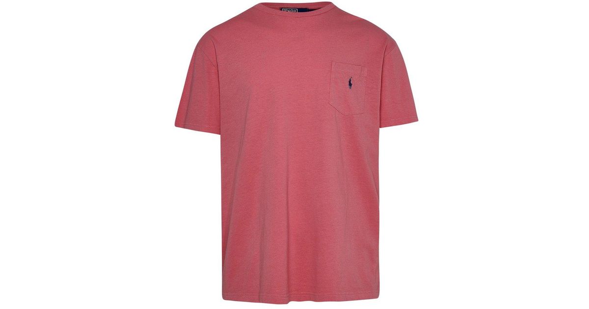 Mens pink ralph hot sale lauren t shirt