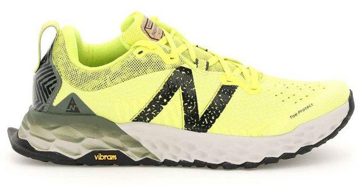 New Balance Fresh Foam Hierro V6 Laceup Sneakers in Yellow for Men