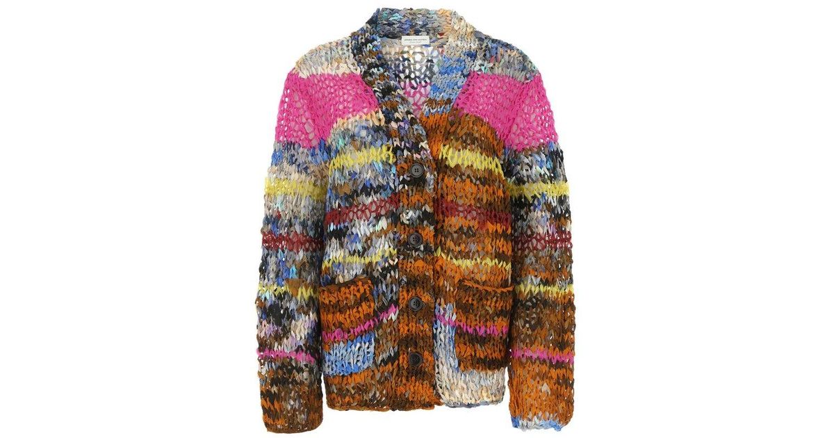 Dries Van Noten Knitted Oversized-fit Cardigan | Lyst