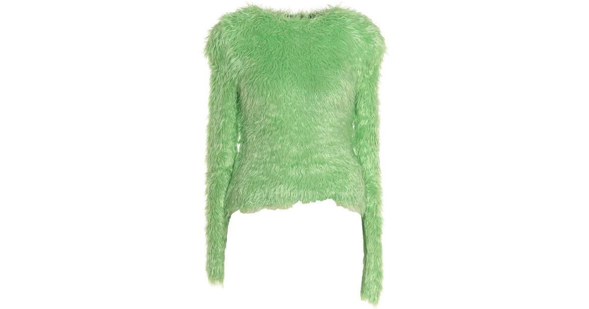 lime green balenciaga sweater