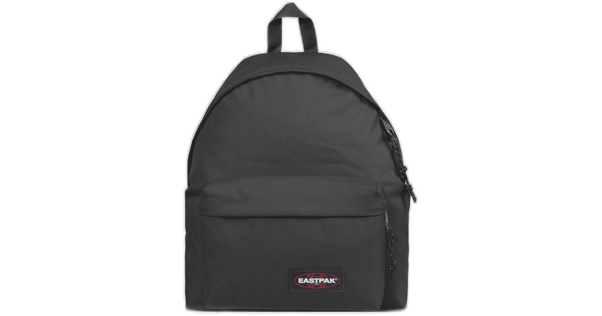 Eastpak Logo Patch Zipped Backpack in Black | Lyst