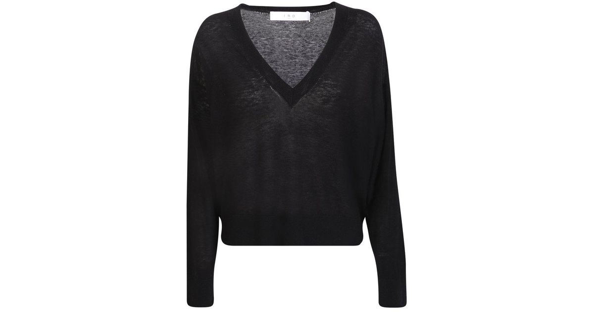 IRO V-neck Sweater With Lace Trim By . Innovative And Creative Design ...