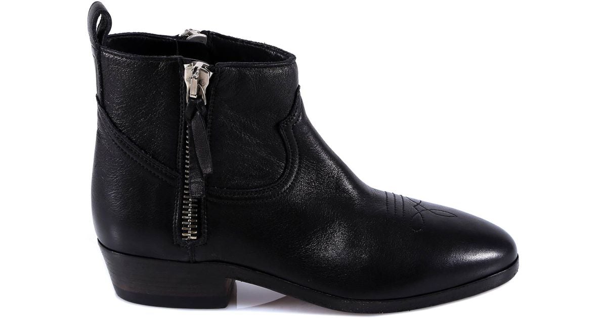 Golden Goose Deluxe Brand Leather Viand Boots in Black - Lyst