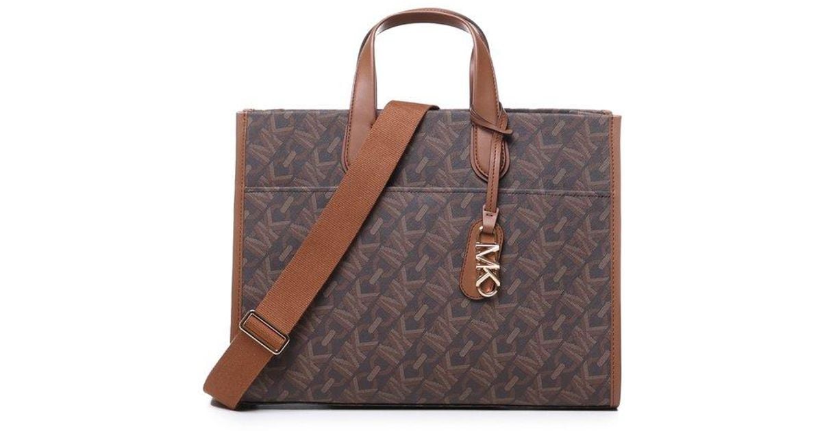 Michael kors shop logo tote bag