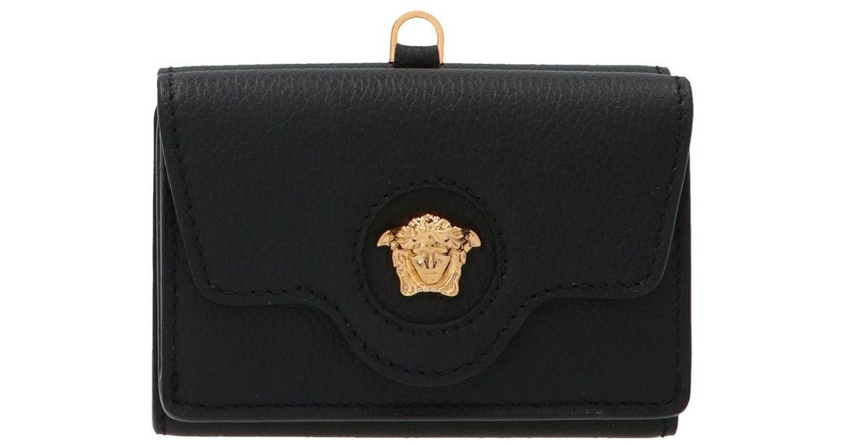 財布・小物その他 Versace Wallet On Chain - Leather - Black Black Leather wallet on chain Versace