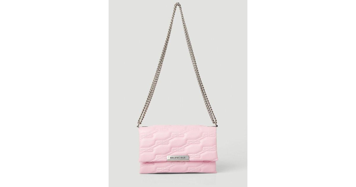 balenciaga small triplet chain strap shoulder bag