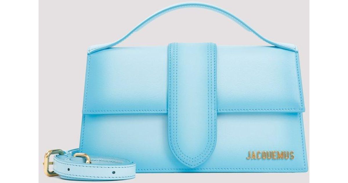 Jacquemus Leather Le Grand Bambino Top Handle Bag in Blue Lyst UK
