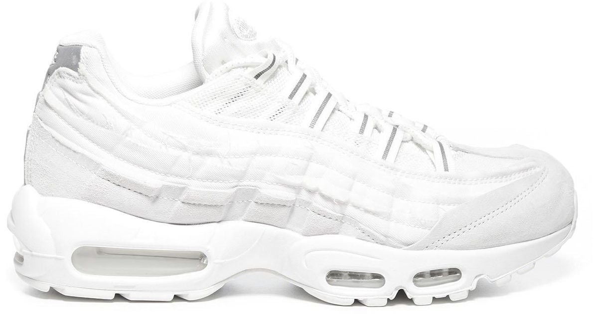 Comme des Garçons Leather X Nike Air Max 95 Sneakers in White for Men - Lyst