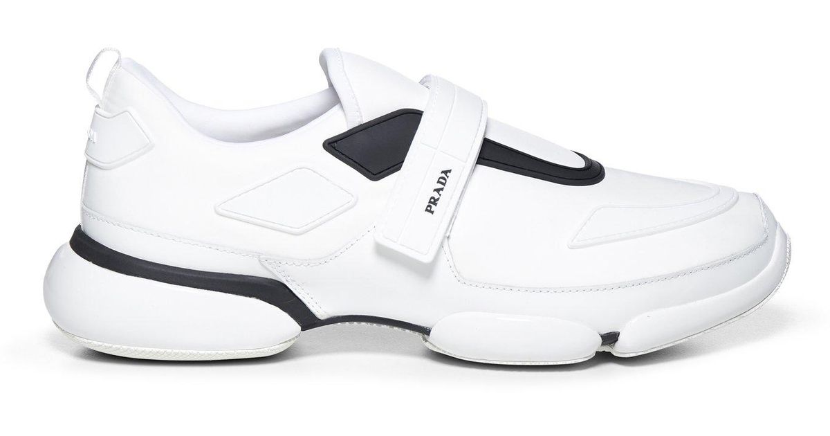 Prada Synthetic Cloudbust Low Top Sneakers in White for Men - Lyst