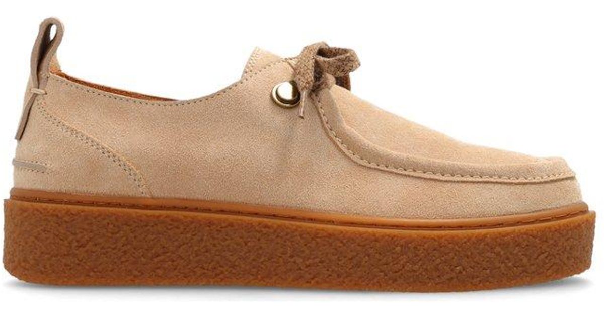 See By Chloé Jillie Platform Sneakers in Brown Lyst