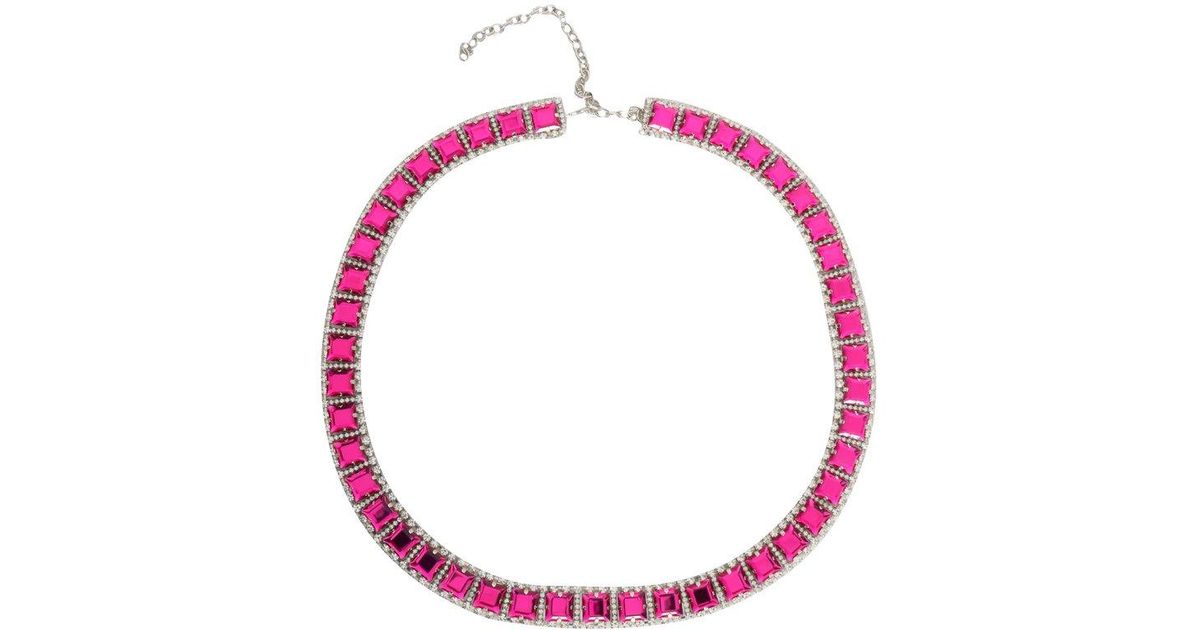 Orciani Smart Embellished Belt in Pink | Lyst