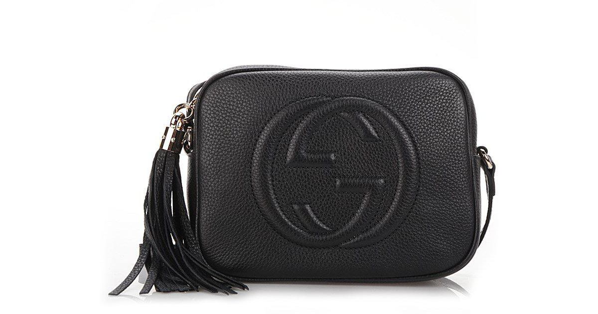 gucci soho camera bag black