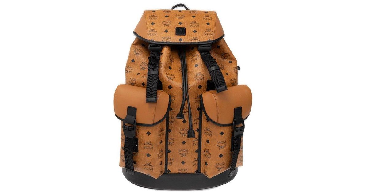 MCM 'brandenburg' Backpack in Brown for Men | Lyst