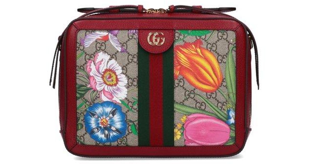 Gucci Ophidia GG Floral Small Shoulder Bag Lyst Canada