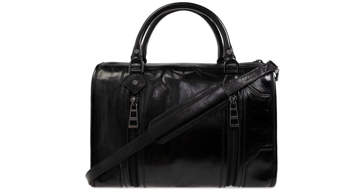 トートバッグ ZADIG & VOLTAIRE Sunny Medium Bag in Black Leather Zadig & Voltaire Medium Sunny Tote Bag In Black | ModeSens