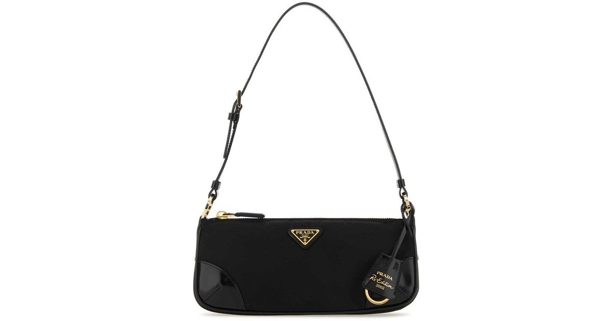 Mini borsa in hotsell nylon e saffiano prada