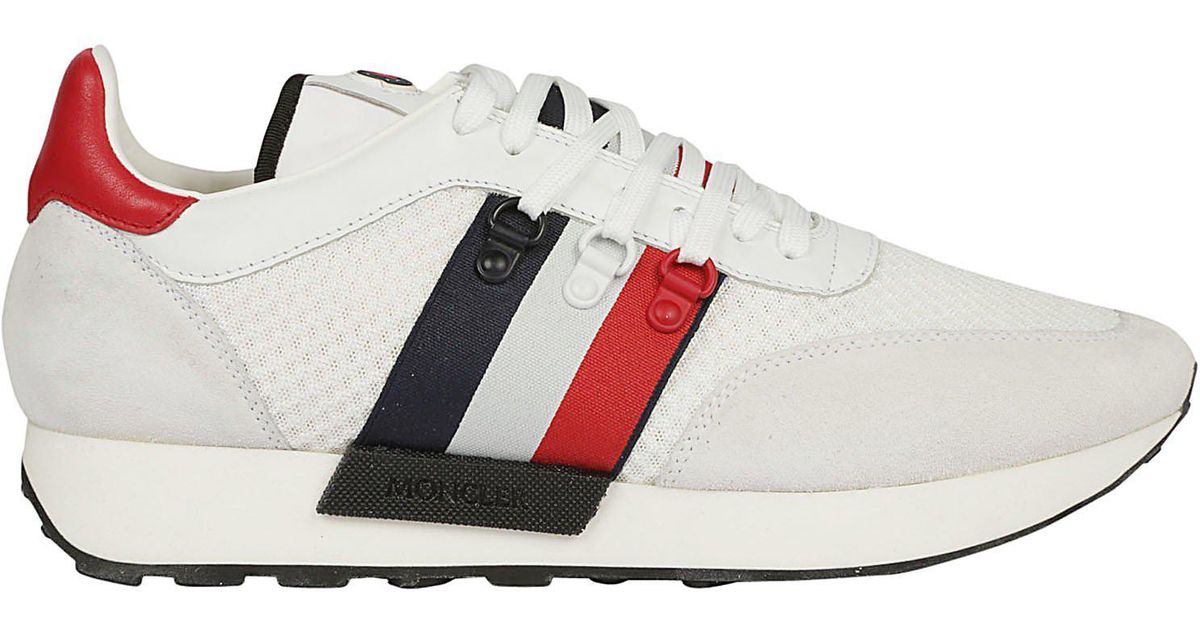 moncler white trainers