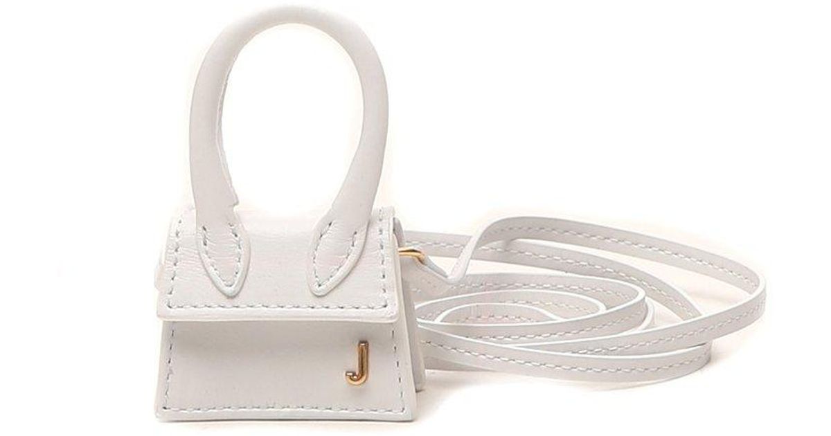 Jacquemus Leather Le Petit Chiquito Micro Bag in White Lyst Australia
