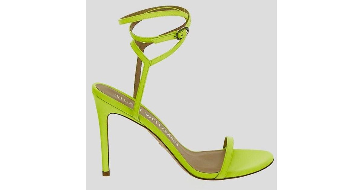 Stuart weitzman cheap neon sandals