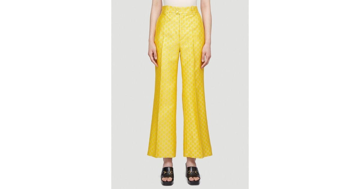 Gucci yellow pants sale