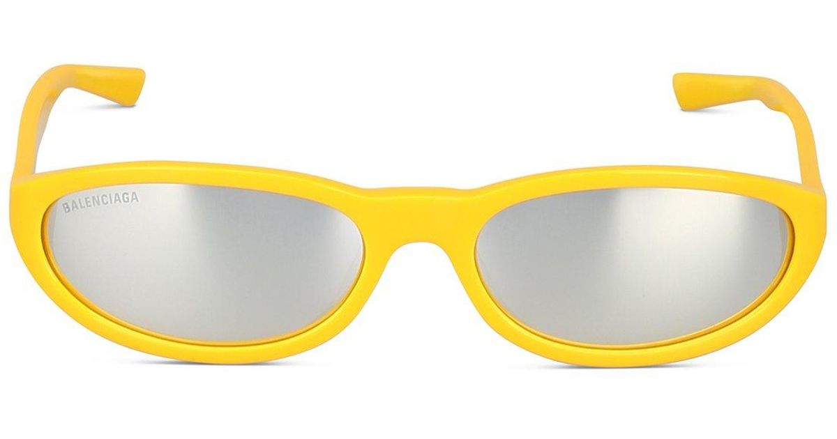 balenciaga neo round sunglasses