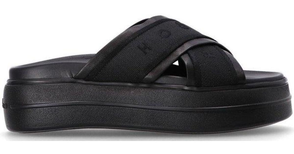 Hogan Skyscraper Sandals in Black | Lyst