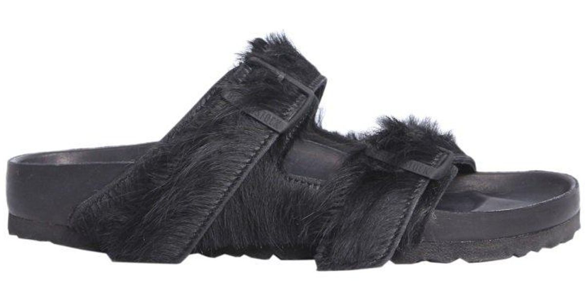 rick owens fur shoes
