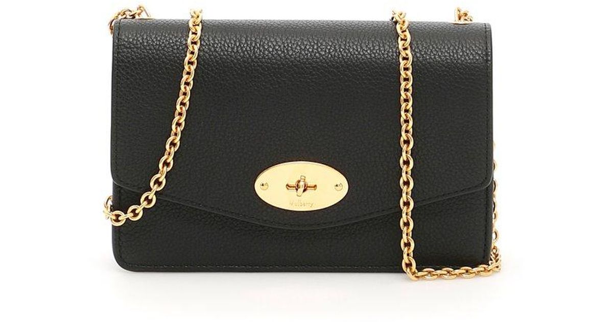 Mulberry Leather Darley Small Crossbody Bag in Black Lyst