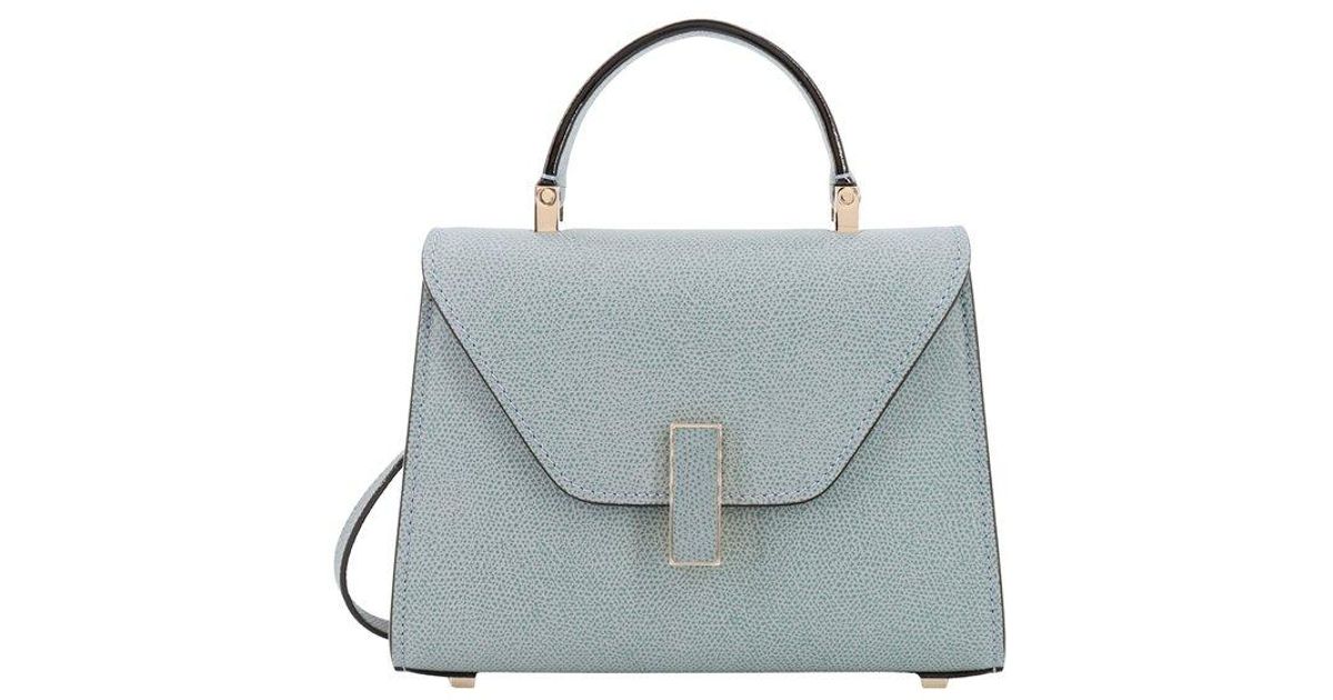 Valextra Iside Micro Crossbody Bag in Blue | Lyst