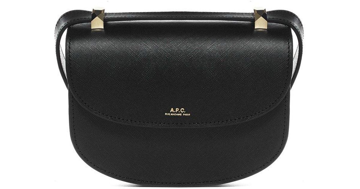 A.P.C. Genève Mini Crossbody Bag in Black Lyst