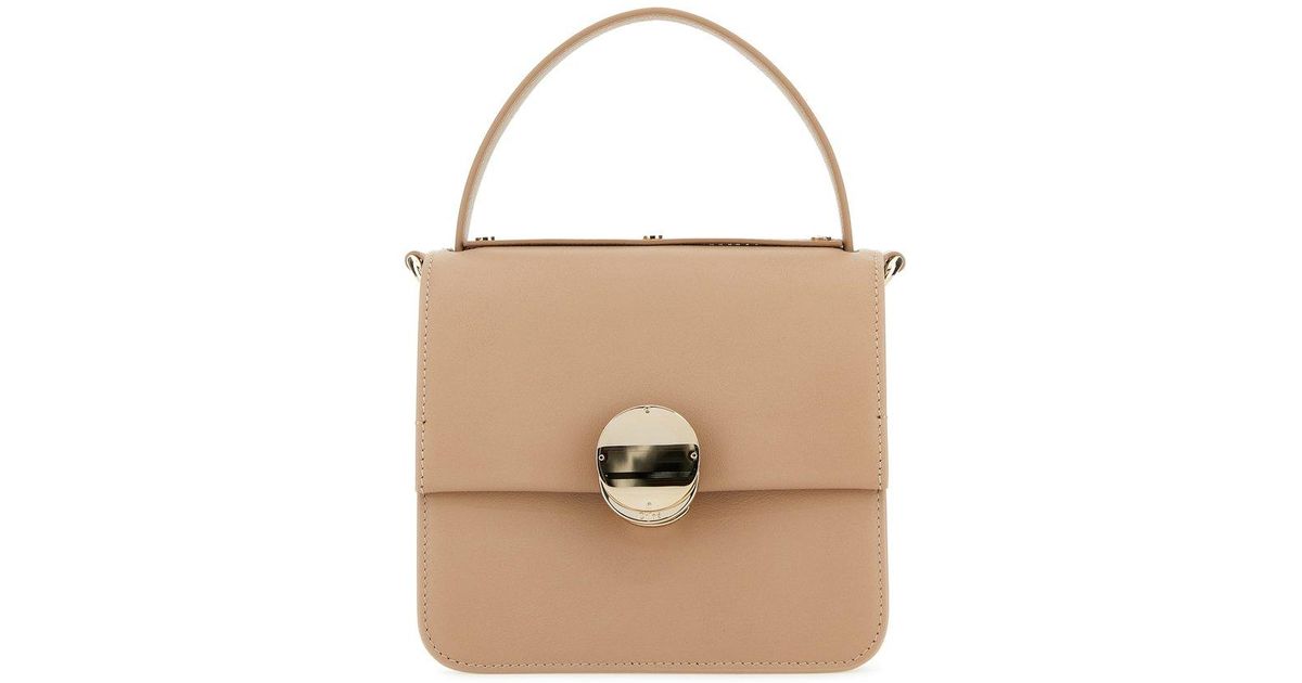 Chloé Penelope Small Top Handle Bag in Natural Lyst