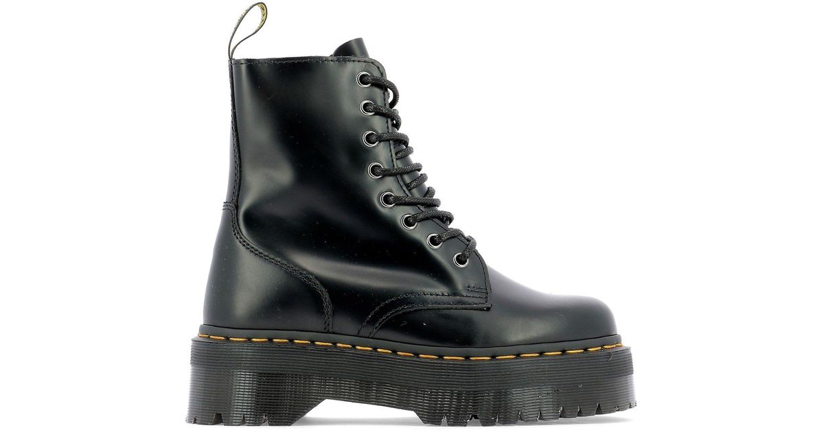 Dr. Martens Leather Jadon Lace-up Boots in Black - Lyst
