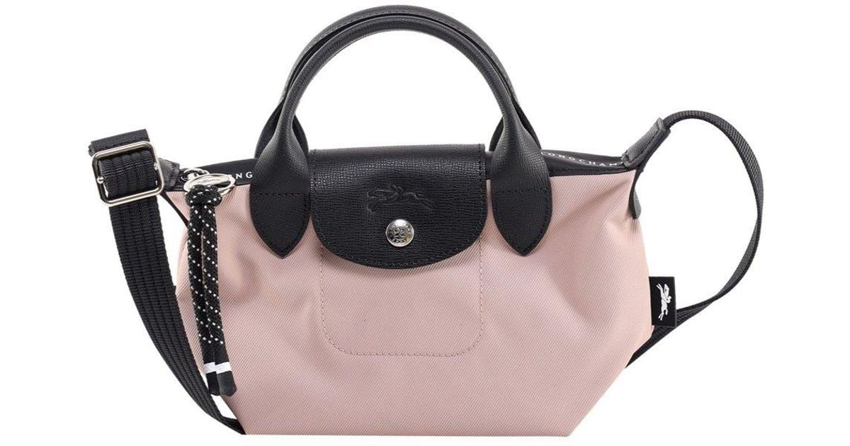 Longchamp Le Pliage Energy Logo Detailed Tote Bag in Pink | Lyst