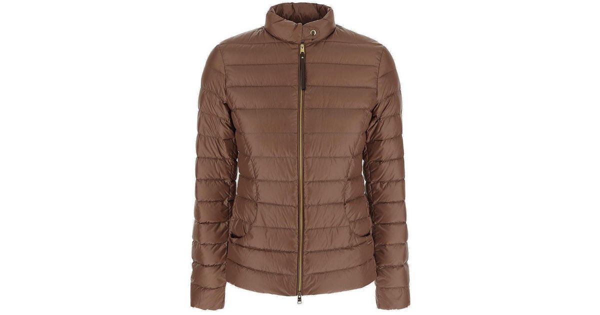 Woolrich Synthetic Abbie Jacket in Brown - Save 1% | Lyst
