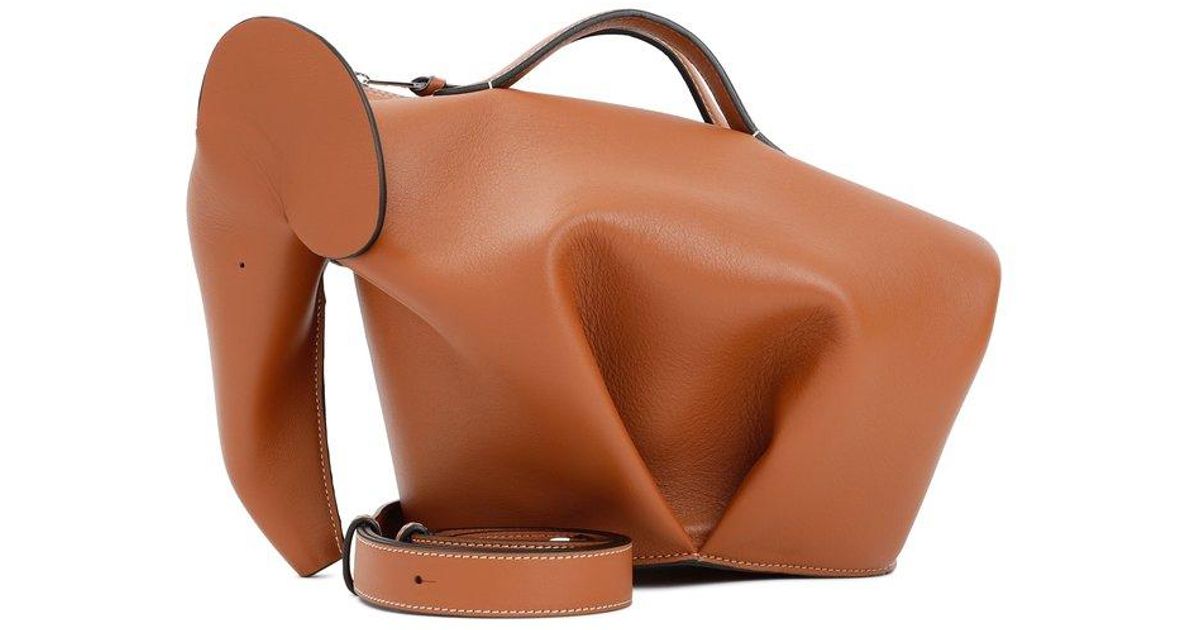 Loewe Large Elephant Shoulder Bag in Brown for Men Lyst
