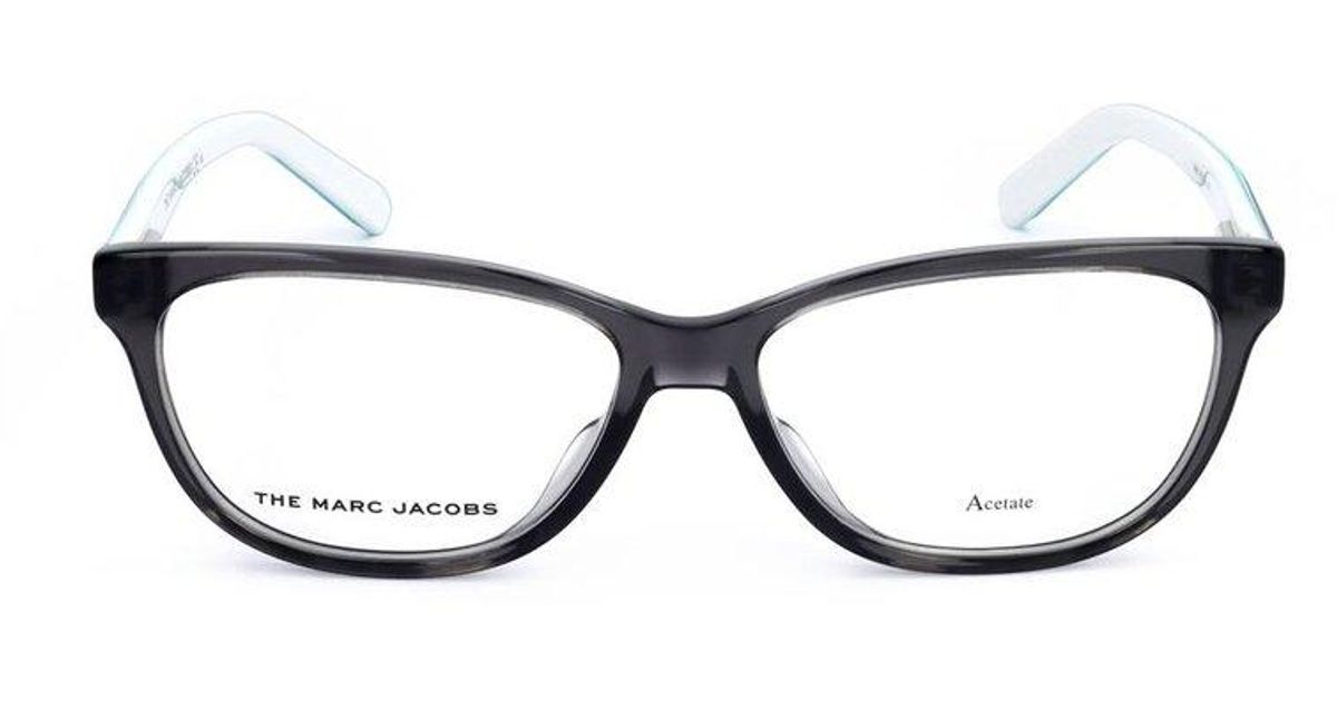 Marc Jacobs Rectangular Frame Glasses In Black Lyst Uk 