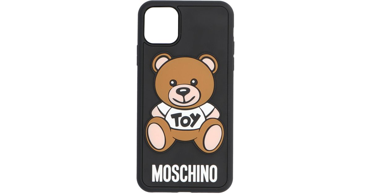 Moschino Teddy Iphone 11 Pro Max Case In Black Lyst