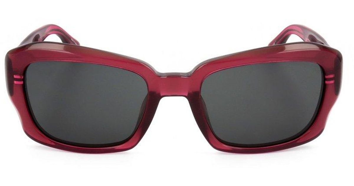 Lunettes De Soleil Dries Van Noten By Linda Farrow - Modèle DVN73 - Rouge - 54/21/143