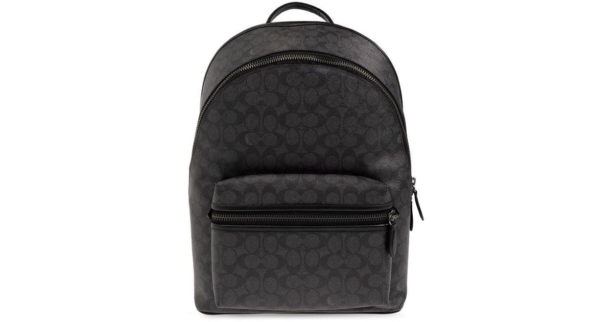 COACH Backpack With Logo in Black for Men Lyst