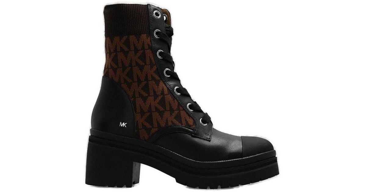 Black and brown mk boots 2025