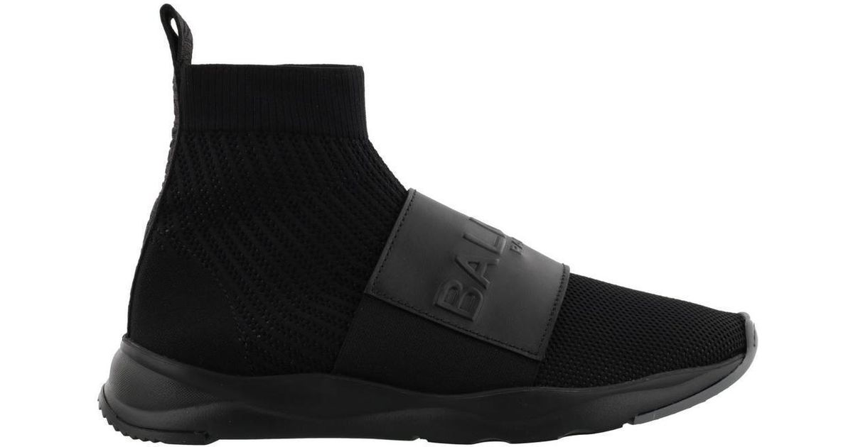 Balmain Sock Sneakers in Black for Men Lyst