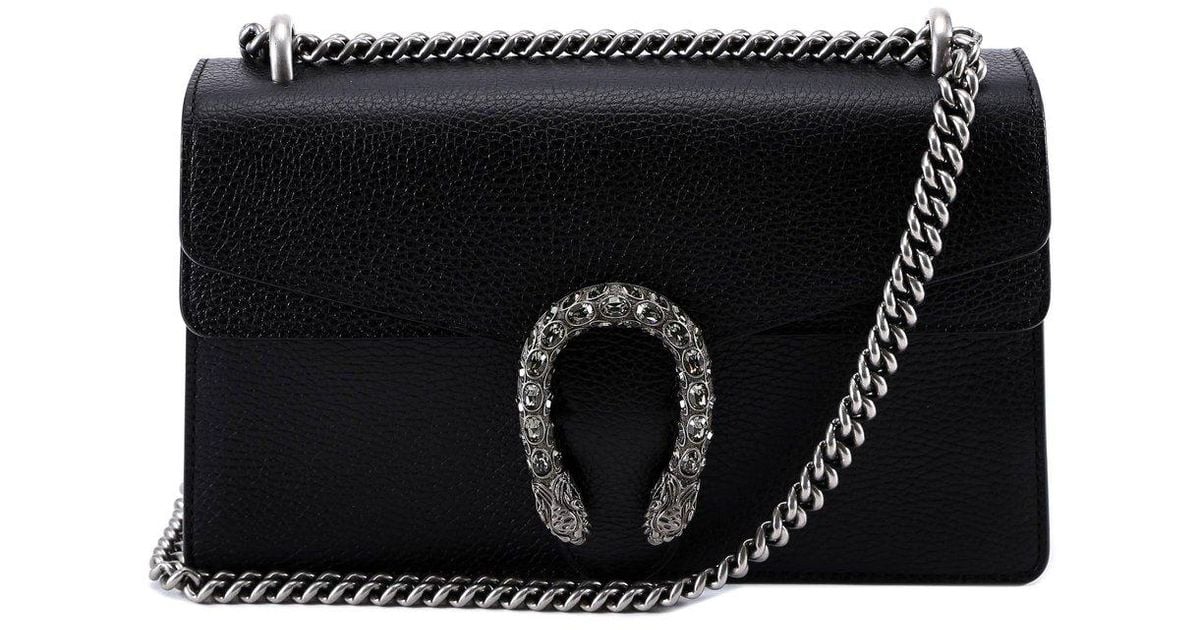 DIONYSUS SMALL 25 BAG IN BLACK CALFSKIN