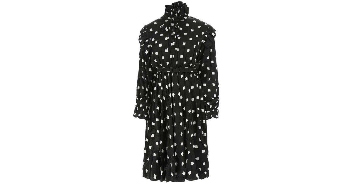 Balenciaga Embroidered Satin Dress in Black - Save 13% | Lyst UK