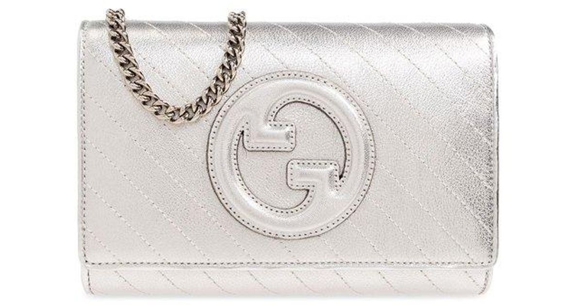 Gucci wallet shop on chain white